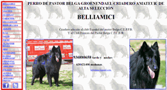 Desktop Screenshot of belliamici.com.es